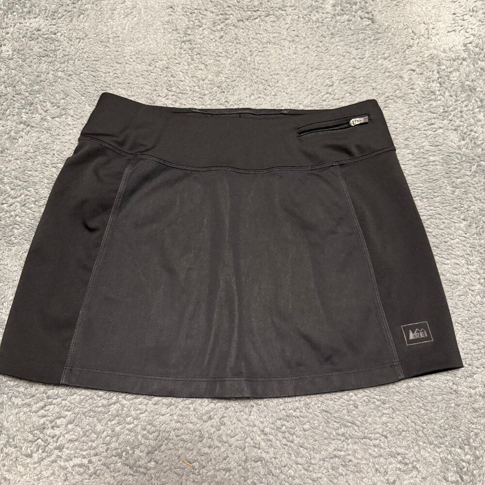 REI Hiking Skirt Womens XXS Black Stretchy Outdoor Utility Mini Gorp